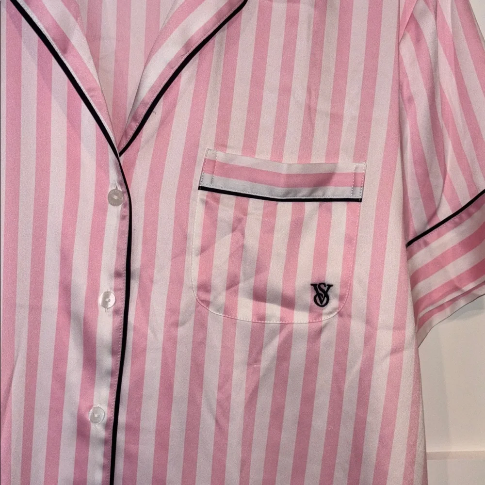 Victoria’s Secret Glazed Satin Pajama Top